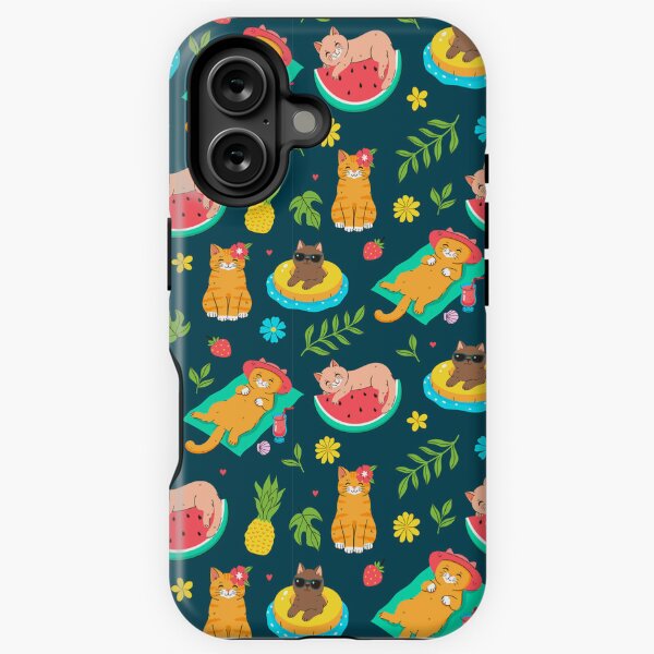 Item preview, summer cats on vacation designed and sold by burbura.
