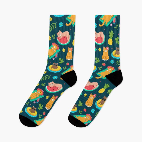 Item preview, summer cats on vacation designed and sold by burbura.