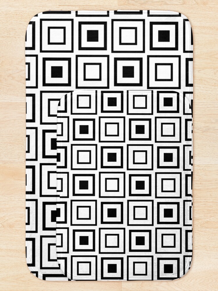 Thumbnail 5 of 6, Bath Mat, Pattern design. Design 4 designed and sold by ocusido.