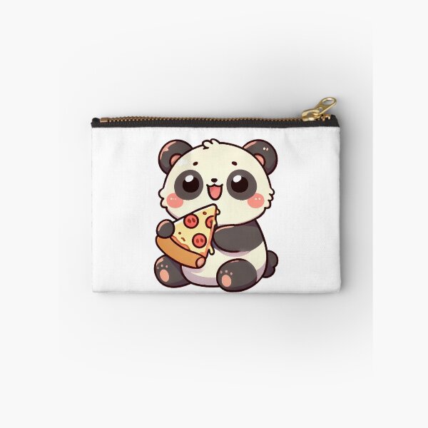 Item preview, Kawaii Panda Eating Pizza Slice designed and sold by KD Merch.