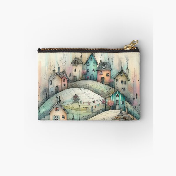Item preview, Charming Village on a Tranquil Day designed and sold by Beyondnote-Art.