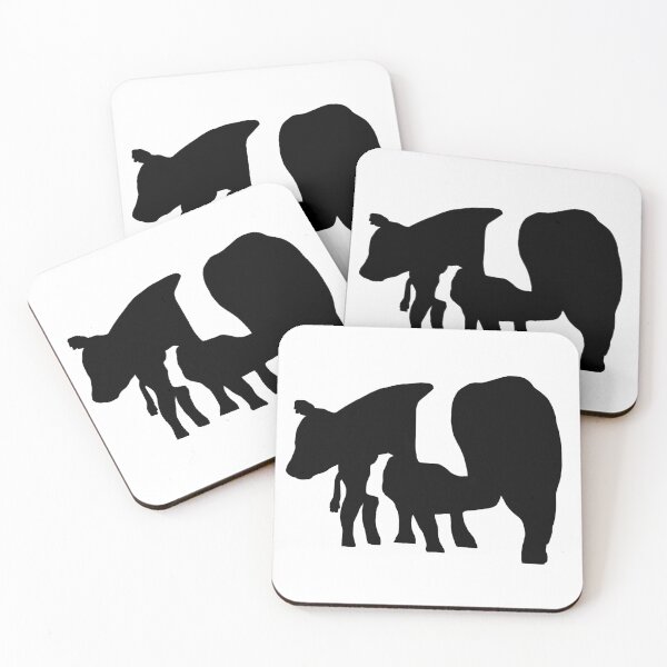 Item preview, Barbara Beltie and her Calf designed and sold by TraceyMackieArt.