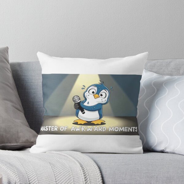 Item preview, Master of Awkward Moments – Penguin Humor on Stage designed and sold by StormArte.