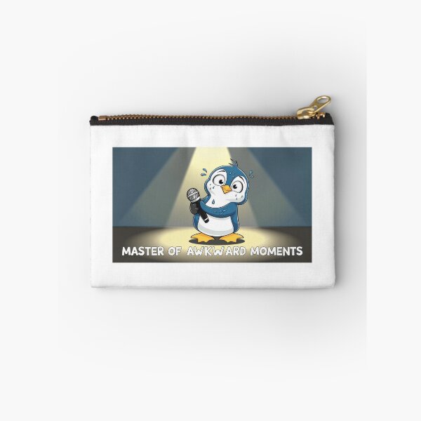 Item preview, Master of Awkward Moments – Penguin Humor on Stage designed and sold by StormArte.