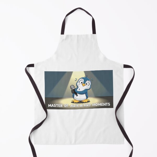 Item preview, Master of Awkward Moments – Penguin Humor on Stage designed and sold by StormArte.