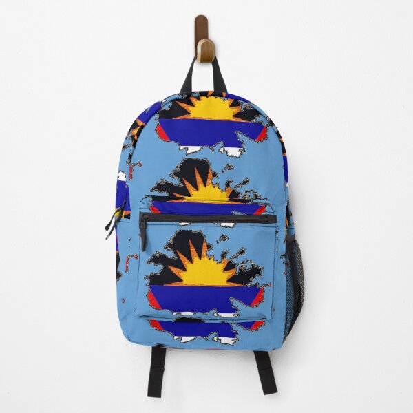 Item preview, Antigua Map with Antiguan Flag designed and sold by Havocgirl.