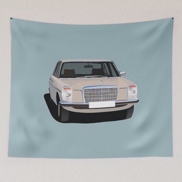 Item preview, Classic MBW115 car from Germany - beige designed and sold by knappidesign.