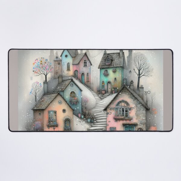 Item preview, Charming Village on a Tranquil Day designed and sold by Beyondnote-Art.