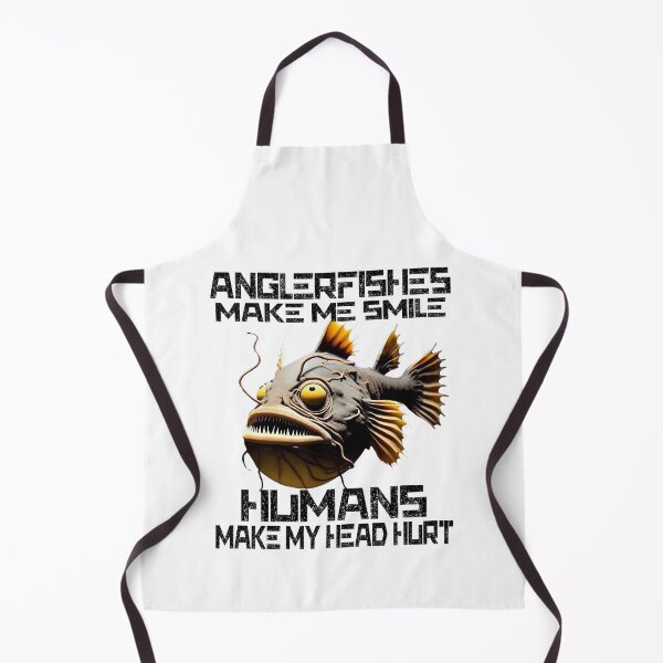 Item preview, Anglerfish Make Me Smile Humans Make My Head Hurt - Anglerfish Lover  designed and sold by Smix Pixels.