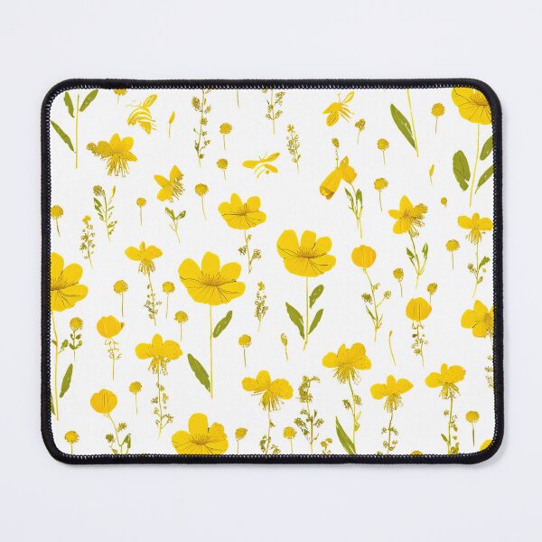 Item preview, Golden Bloom Pattern – Light Golden Flowers, funny, gifts, flowers,  designed and sold by Ewelina  Niemiec.