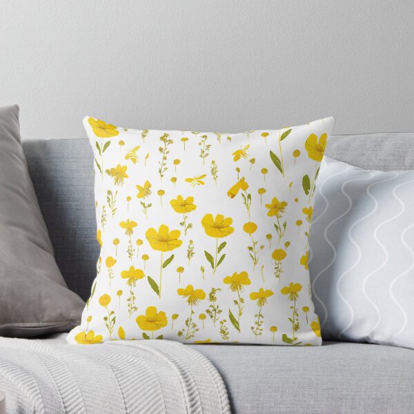 Item preview, Golden Bloom Pattern – Light Golden Flowers, funny, gifts, flowers,  designed and sold by Ewelina  Niemiec.