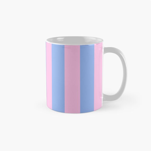Item preview, Pink and Cornflower Blue Stripes designed and sold by OneThreeSix.
