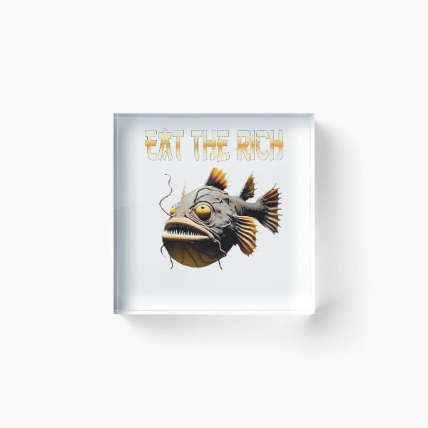 Item preview, Anglerfish Eat The Rich - Anglerfish Lover  designed and sold by Smix Pixels.