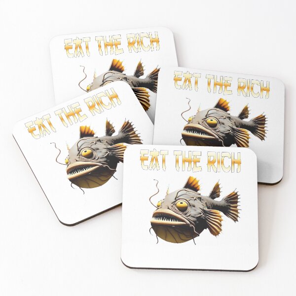 Item preview, Anglerfish Eat The Rich - Anglerfish Lover  designed and sold by Smix Pixels.