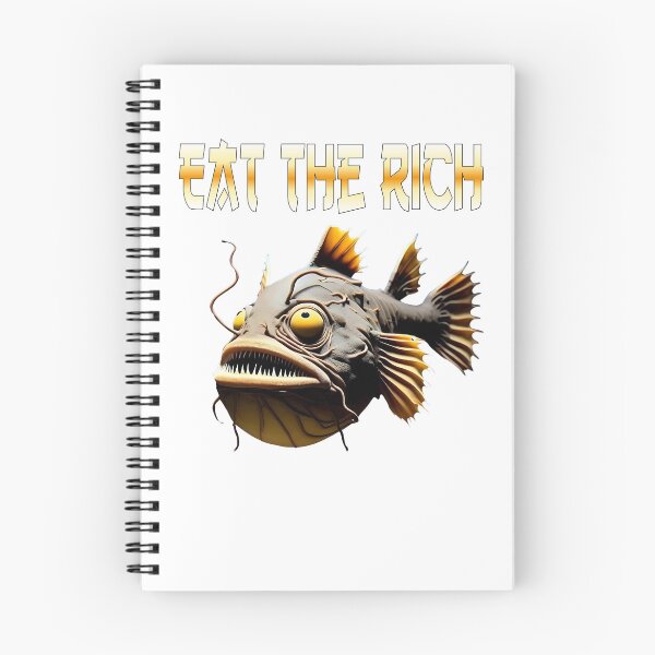 Item preview, Anglerfish Eat The Rich - Anglerfish Lover  designed and sold by Smix Pixels.