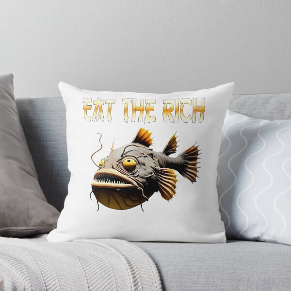 Item preview, Anglerfish Eat The Rich - Anglerfish Lover  designed and sold by Smix Pixels.