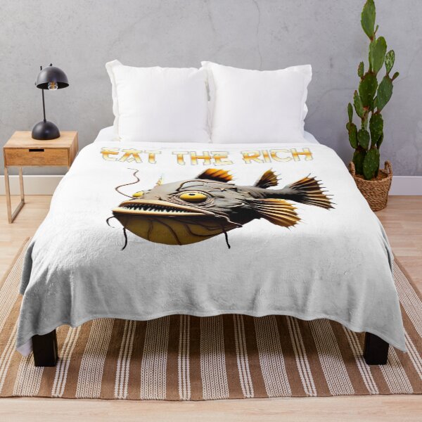 Item preview, Anglerfish Eat The Rich - Anglerfish Lover  designed and sold by Smix Pixels.