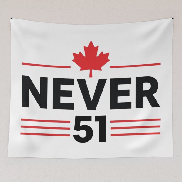 Item preview, Never 51 State Canada Flag – Proud and Patriotic designed and sold by Blok45.