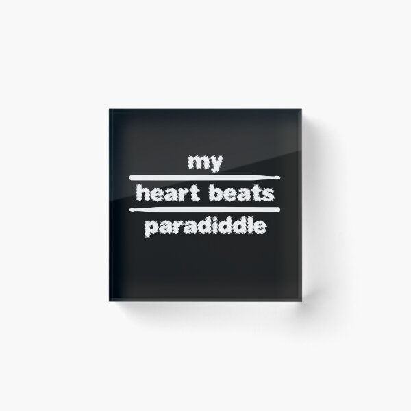 Item preview, Heart beats Paradiddle designed and sold by Denis Rösler.