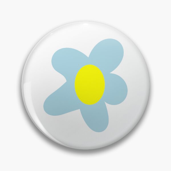 Artikelvorschau, einzelne Blüte blau und gelb entworfen und verkauft von MCre8ive.