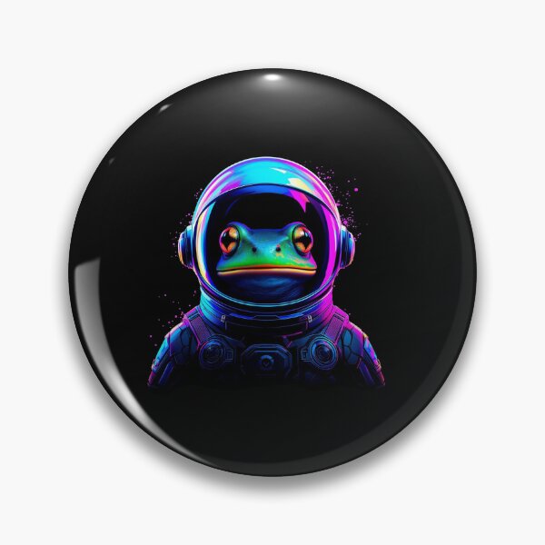 Item preview, Modern Trendy Funny Cute frog  Astronaut frog In Space Galaxy ,astronaut frog designed and sold by SOUFIANE1991.