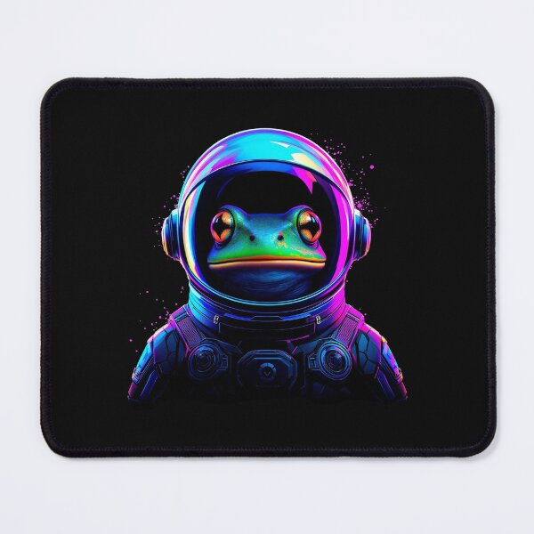 Item preview, Modern Trendy Funny Cute frog Astronaut frog In Space Galaxy ,astronaut frog designed and sold by SOUFIANE1991.