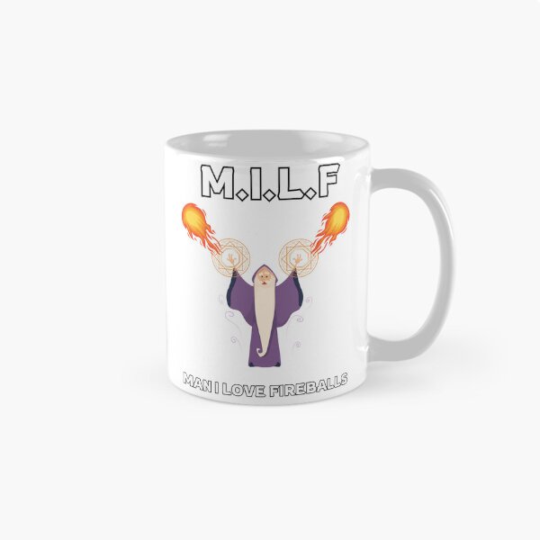 Item preview, Man i love fireballs wizard designed and sold by Little Critter Design.