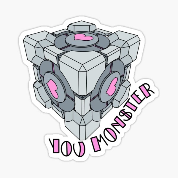 Item preview, Companion cube designed and sold by Zoe Bledsoe.