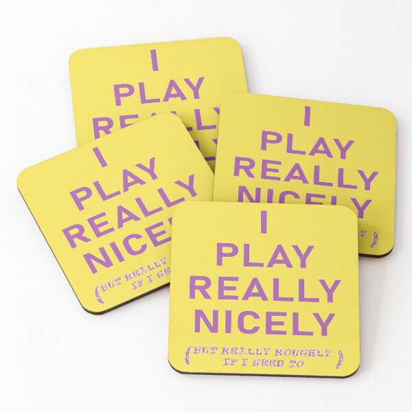 Item preview, I Play Really Nicely (Lavender) designed and sold by WordyDreams.