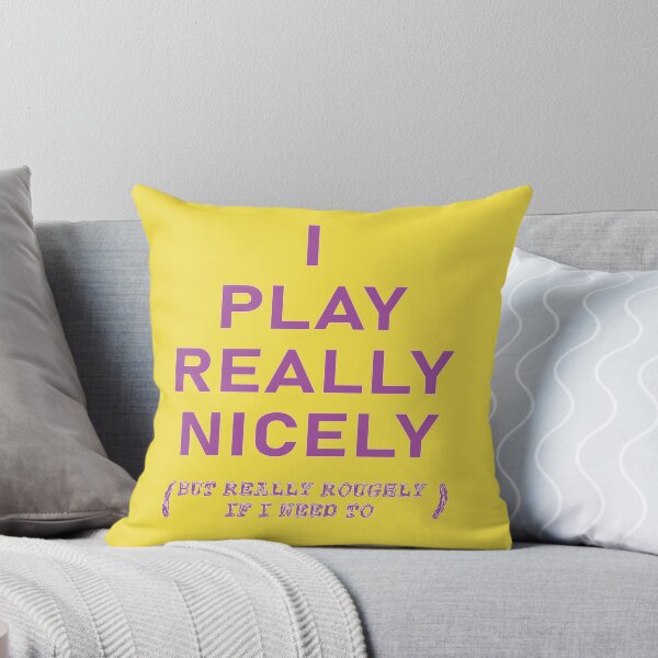 Item preview, I Play Really Nicely (Lavender) designed and sold by WordyDreams.