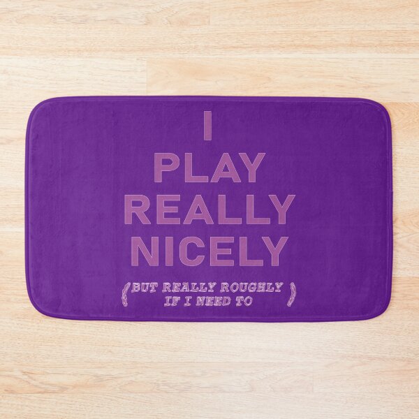 Item preview, I Play Really Nicely (Lavender) designed and sold by WordyDreams.