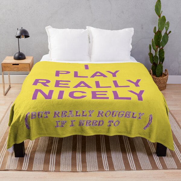 Item preview, I Play Really Nicely (Lavender) designed and sold by WordyDreams.