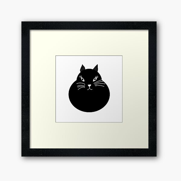 Item preview, Black cat designed and sold by Art by Tualeg.