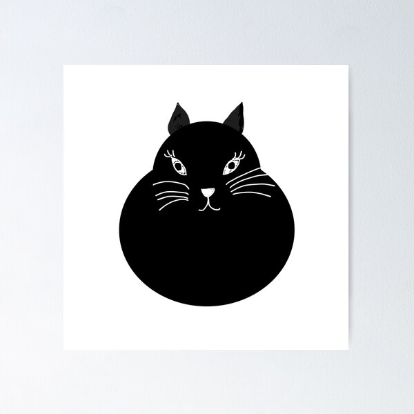 Item preview, Black cat designed and sold by Art by Tualeg.