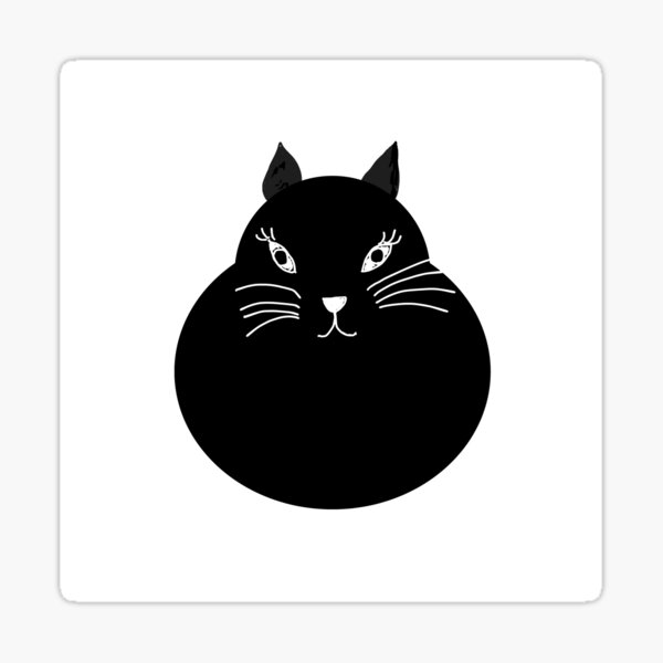 Item preview, Black cat designed and sold by Art by Tualeg.