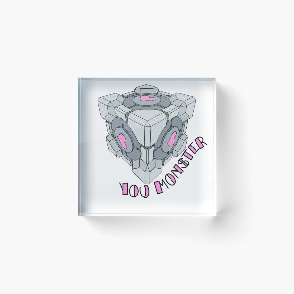 Item preview, Companion cube designed and sold by Zoe Bledsoe.