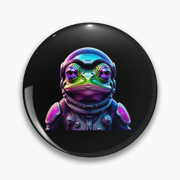 Item preview, Modern Trendy Funny Cute frog  Astronaut frog In Space Galaxy ,astronaut frog designed and sold by SOUFIANE1991.