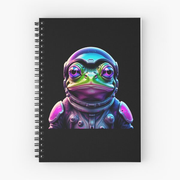 Item preview, Modern Trendy Funny Cute frog  Astronaut frog In Space Galaxy ,astronaut frog designed and sold by SOUFIANE1991.