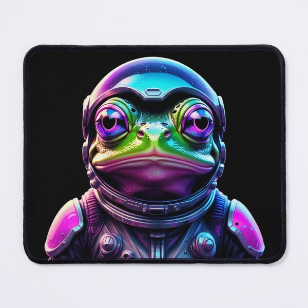 Item preview, Modern Trendy Funny Cute frog Astronaut frog In Space Galaxy ,astronaut frog designed and sold by SOUFIANE1991.