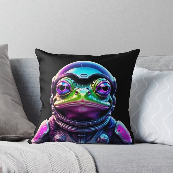 Item preview, Modern Trendy Funny Cute frog  Astronaut frog In Space Galaxy ,astronaut frog designed and sold by SOUFIANE1991.