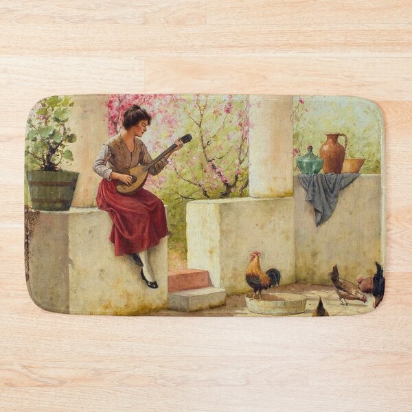 Item preview, Woman Playing Mandolin designed and sold by tomorrowsart.