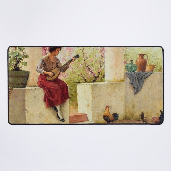 Item preview, Woman Playing Mandolin designed and sold by tomorrowsart.