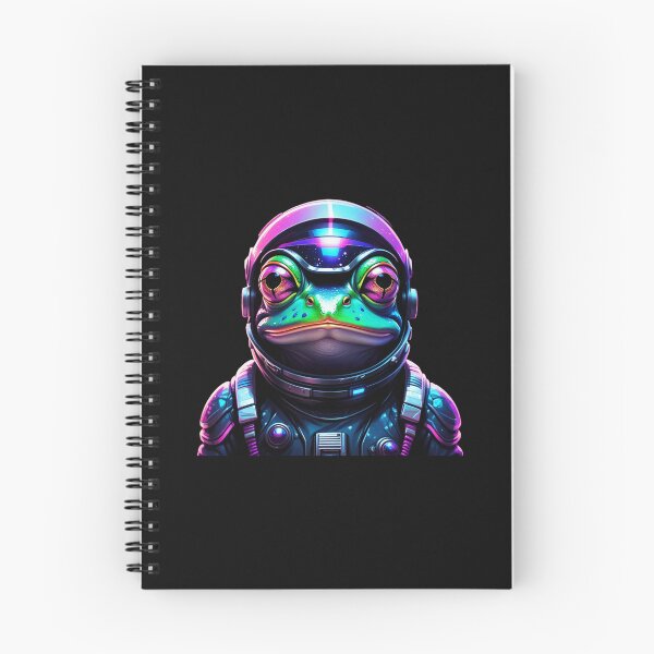 Item preview, Modern Trendy Funny Cute frog  Astronaut frog In Space Galaxy ,astronaut frog designed and sold by SOUFIANE1991.
