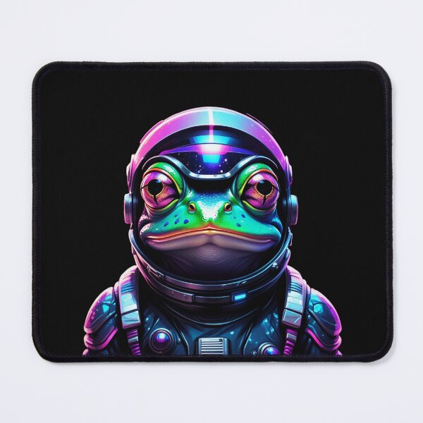 Item preview, Modern Trendy Funny Cute frog Astronaut frog In Space Galaxy ,astronaut frog designed and sold by SOUFIANE1991.