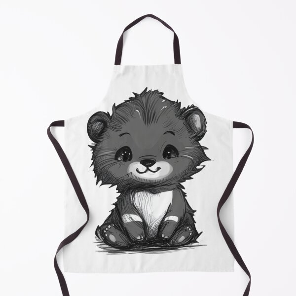 Item preview, Cute Chibi Bear Cub Ink Style designed and sold by InkDreamMotion.