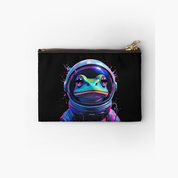Item preview, Modern Trendy Funny Cute frog  Astronaut frog In Space Galaxy ,astronaut frog designed and sold by SOUFIANE1991.