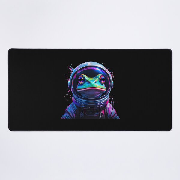 Item preview, Modern Trendy Funny Cute frog  Astronaut frog In Space Galaxy ,astronaut frog designed and sold by SOUFIANE1991.