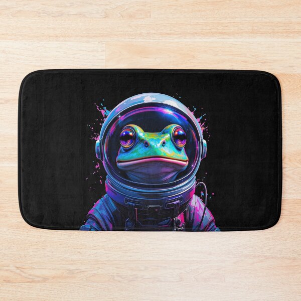 Item preview, Modern Trendy Funny Cute frog  Astronaut frog In Space Galaxy ,astronaut frog designed and sold by SOUFIANE1991.