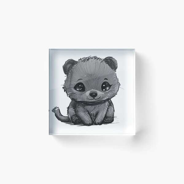 Item preview, Cute Chibi Otter Ink Style designed and sold by InkDreamMotion.