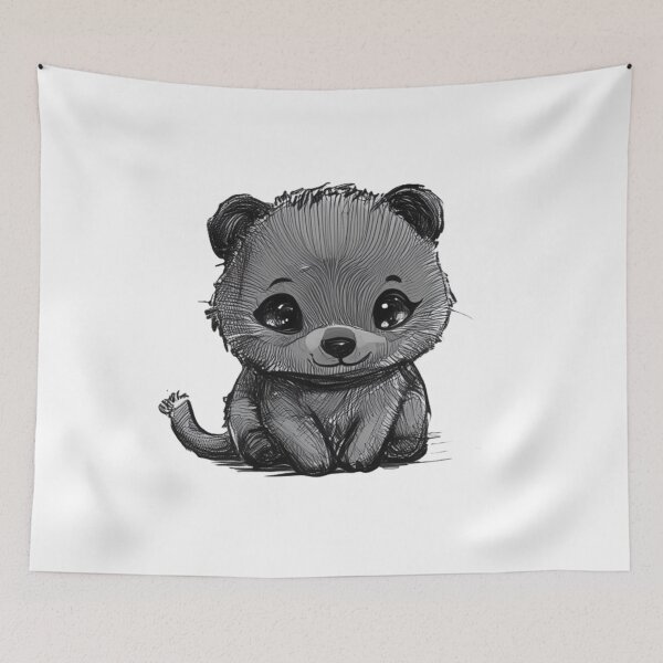 Item preview, Cute Chibi Otter Ink Style designed and sold by InkDreamMotion.
